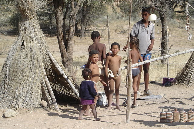 Bushmen children Bushmen children
